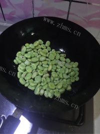 家常菜清炒蚕豆做法图解4)