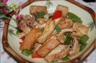简单的杂炒豆腐