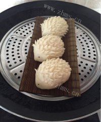 自制小刺猬馒头