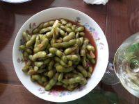 简单的炒毛豆