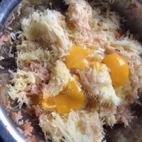 食欲满满的豆丝煎饼做法图解3)