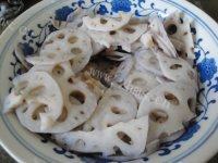 家常菜凉拌莲菜做法图解5)