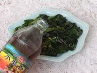 白灼菠菜做法图解5)