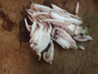 家常菜榨菜炒肉丝做法图解2)