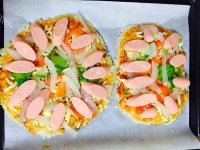 色香味俱全的米饭披萨做法图解5)