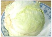热腾腾的爆炒圆白菜做法图解1)