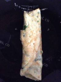 简易的菠菜煎饼做法图解9)