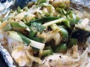 美味的地中海香草焗鱼头