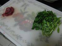 家常菜栗蘑炒肉做法图解3)