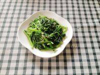 家常菜虾米炒青菜
