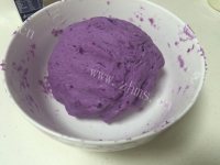 美味营养的紫薯饼做法图解3)