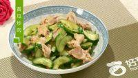家常菜黄瓜炒肉