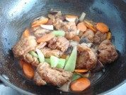 自己做的红烧油面筋