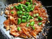 美味的干烧蔬菜培根
