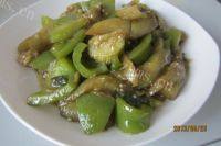 家常菜青椒烧茄子
