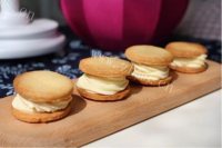 零食乳酪夹心饼干做法图解12)
