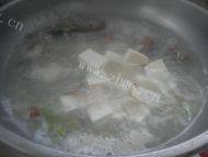 鸭架豆腐汤做法图解8)
