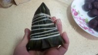 好吃的桂花豆沙粽做法图解8)