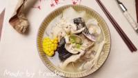 蛤蜊玉米鸡汤做法图解6)