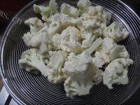 香香的炒花菜做法图解2)