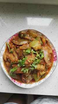 家常菜西红柿炖茄子