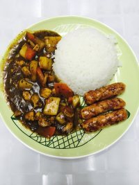 唇齿留香的咖喱鸡饭做法图解2)
