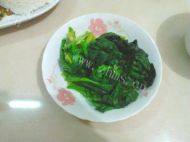 蒜香菠菜做法图解4)