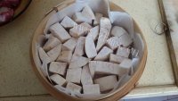 好吃的芋头蒸排骨做法图解5)