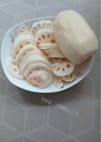 凉拌莲藕片做法图解1)