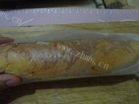 自制花纹蛋糕卷做法图解16)