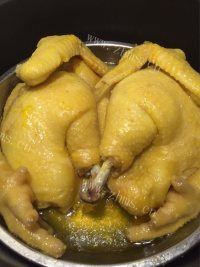 鲜美的自制盐焗手撕鸡做法图解1)