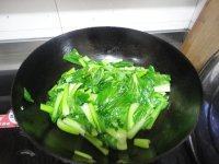 松嫩的清炒油菜做法图解5)