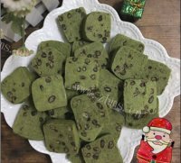 自制抹茶饼干