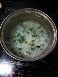 青菜粥做法图解6)