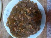 美味的肉沫粉条