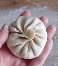 自制韭菜馅饼做法图解5)