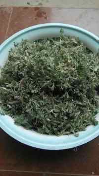 简单的蒸白蒿做法图解1)