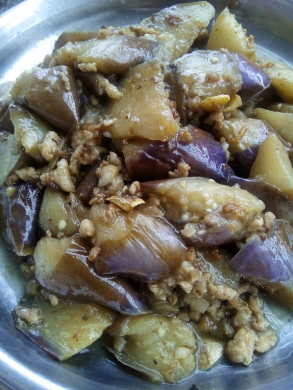 不辣版的肉沫茄子