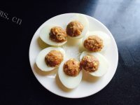 美味营养的肉酿鸡蛋做法图解6)