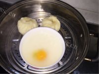 清润甜酒蒸蛋做法图解5)