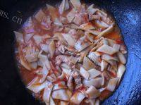 家常菜杏鲍菇西红柿炒肉