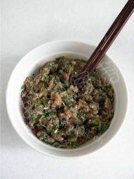 自己做的猪肉荠菜馄饨做法图解5)