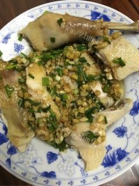 家常葱油白切鸡做法图解6)