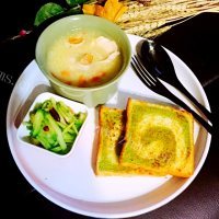 好吃的黄油煎吐司片做法图解4)