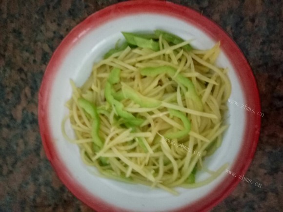 美味的青椒土豆丝