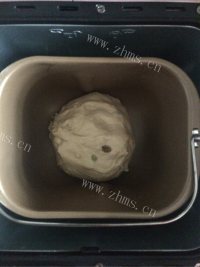 DIY葡萄干吐司做法图解5)