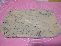 自制芝麻面包棒做法图解7)