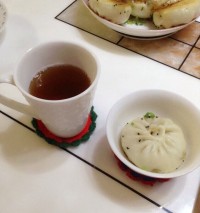 美味的生煎包子