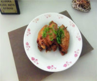美味的红烧鸡中翅