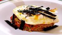 美味韩式杂菜炒饭做法图解4)